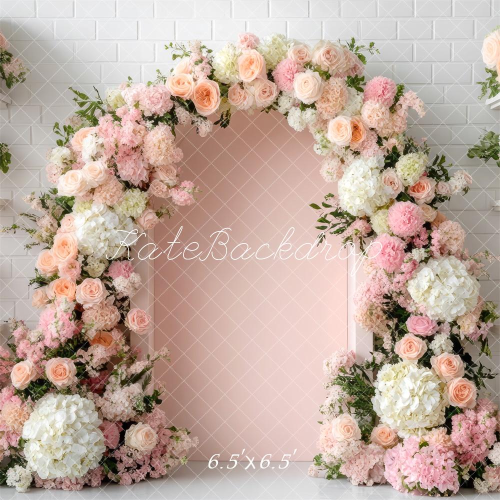 Kate Spring Flower Arch Pink Backdrop Designed by Mini MakeBelieve -UK