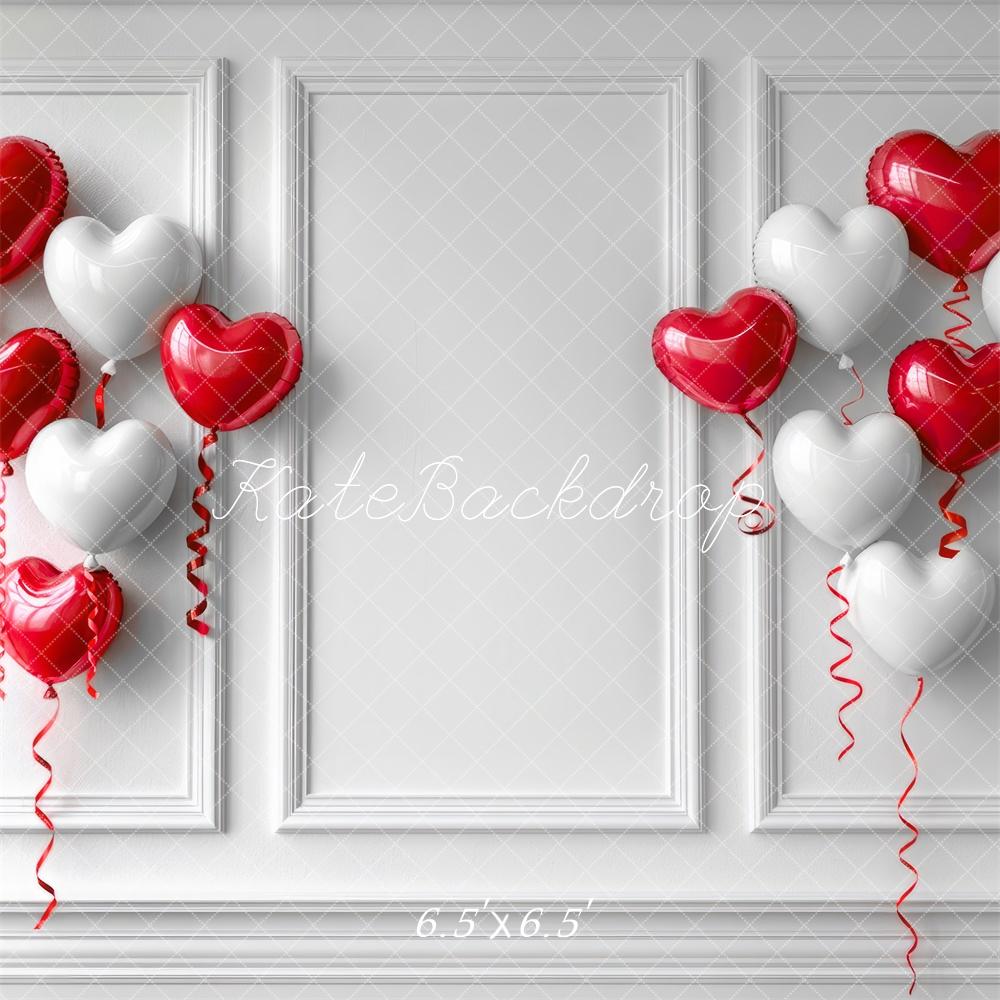 Kate Valentine's Heart Balloons Wall Backdrop Designed by Mini MakeBelieve -UK