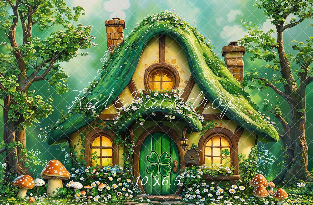 Kate Fantasy Shamrock Cottage Backdrop Designed by Emetselch