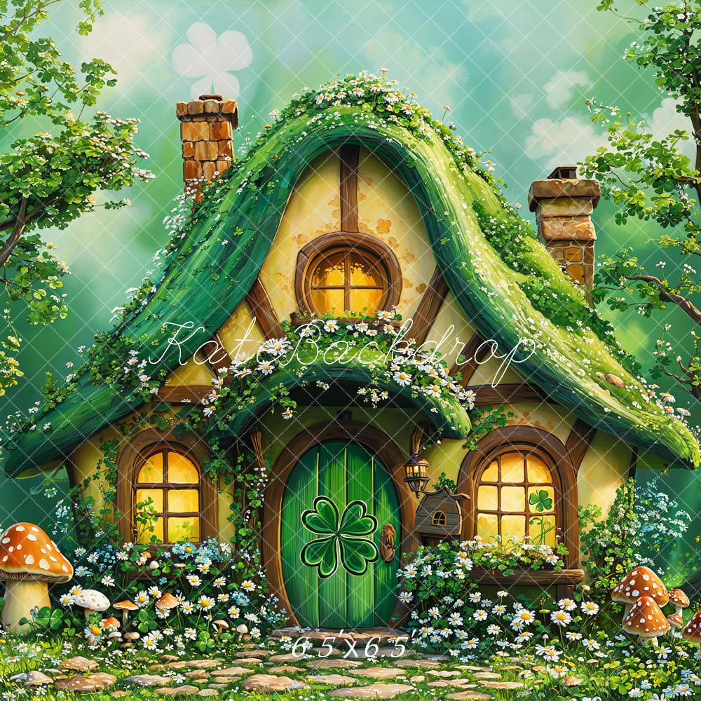 Kate Fantasy Shamrock Cottage Backdrop Designed by Emetselch