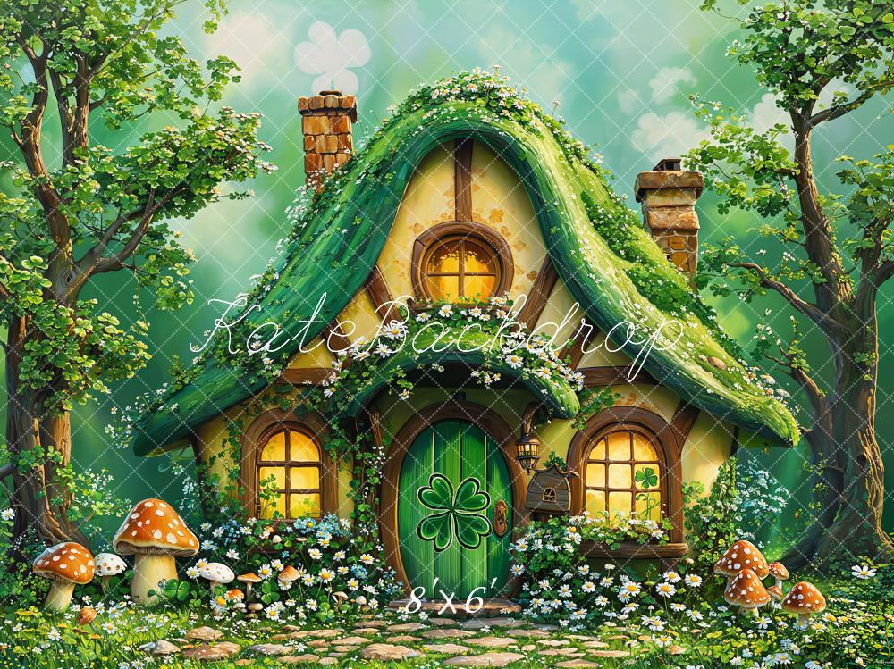 Kate Fantasy Shamrock Cottage Backdrop Designed by Emetselch