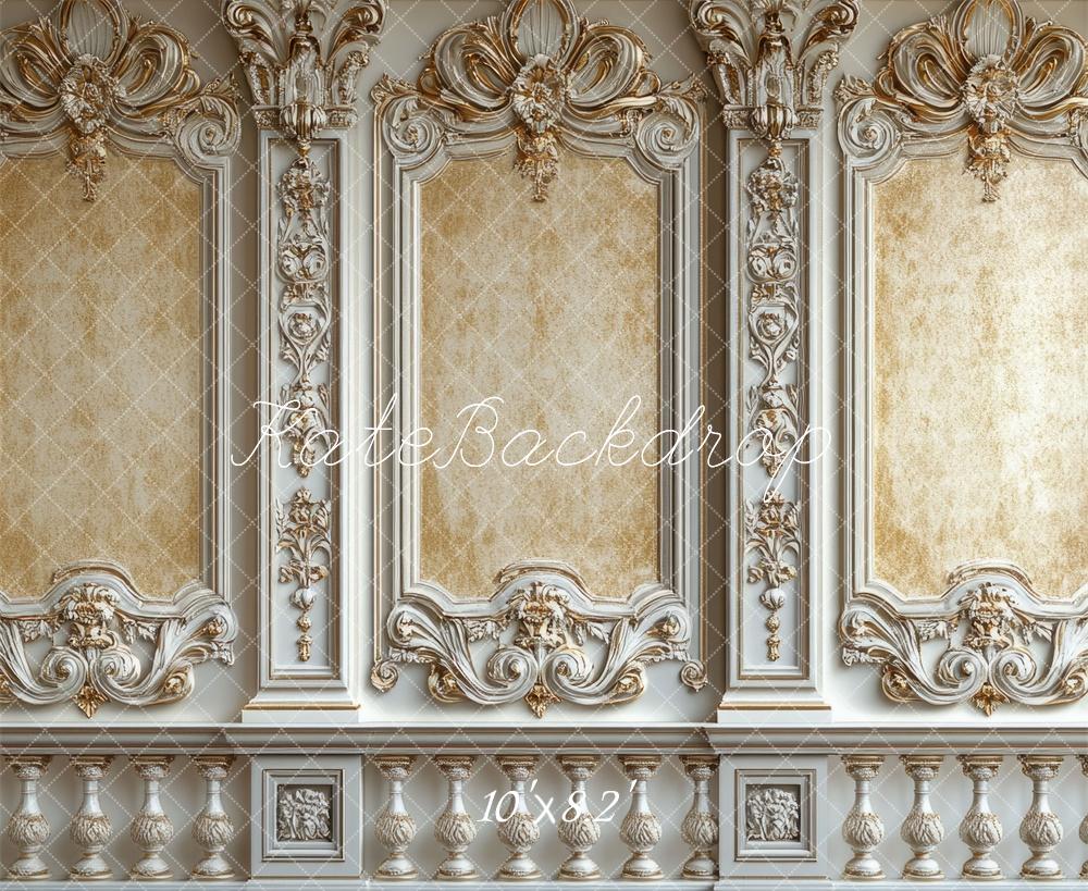 Kate Baroque Elegant Vintage Wall Backdrop Designed by Mini MakeBelieve