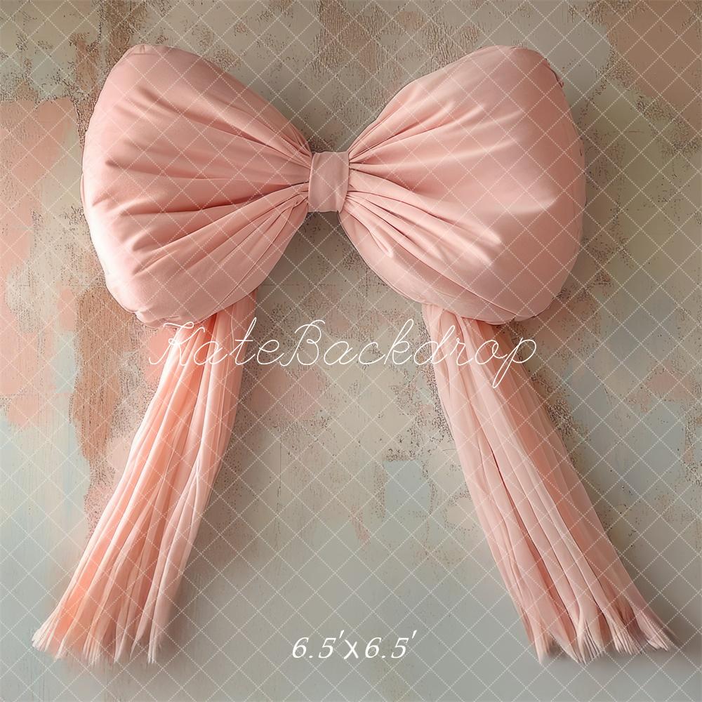 Kate Pink Big Bow Vintage Wall Backdrop Designed by Mini MakeBelieve