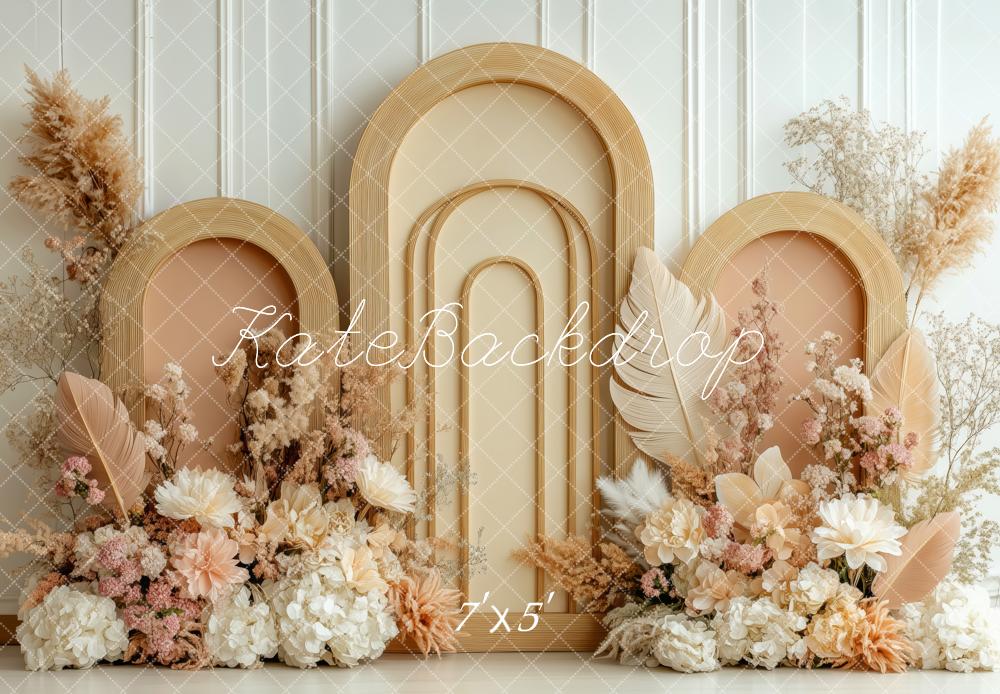 Kate Boho Floral Arched Panels Backdrop Designed by Patty Robert