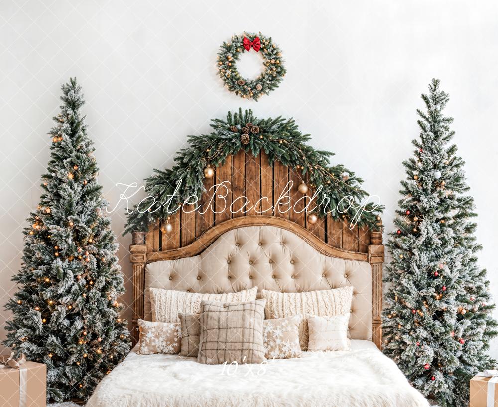 Kate Christmas Headboard Wreath Backdrop Designed by Emetselch -UK