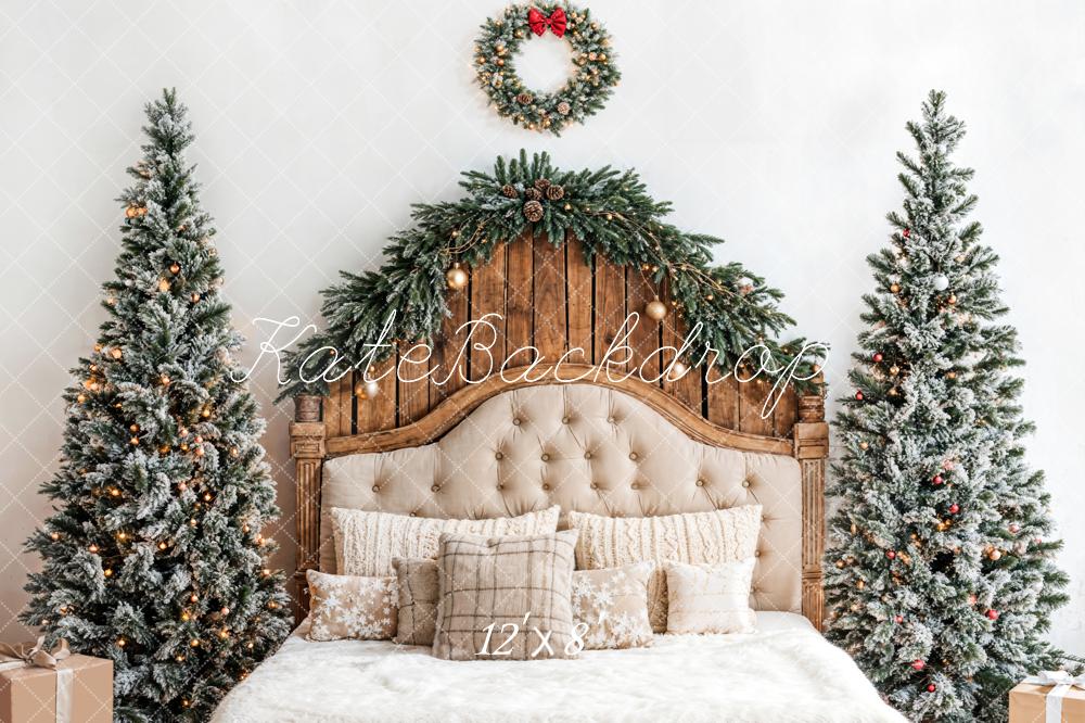 Kate Christmas Headboard Wreath Backdrop Designed by Emetselch -UK