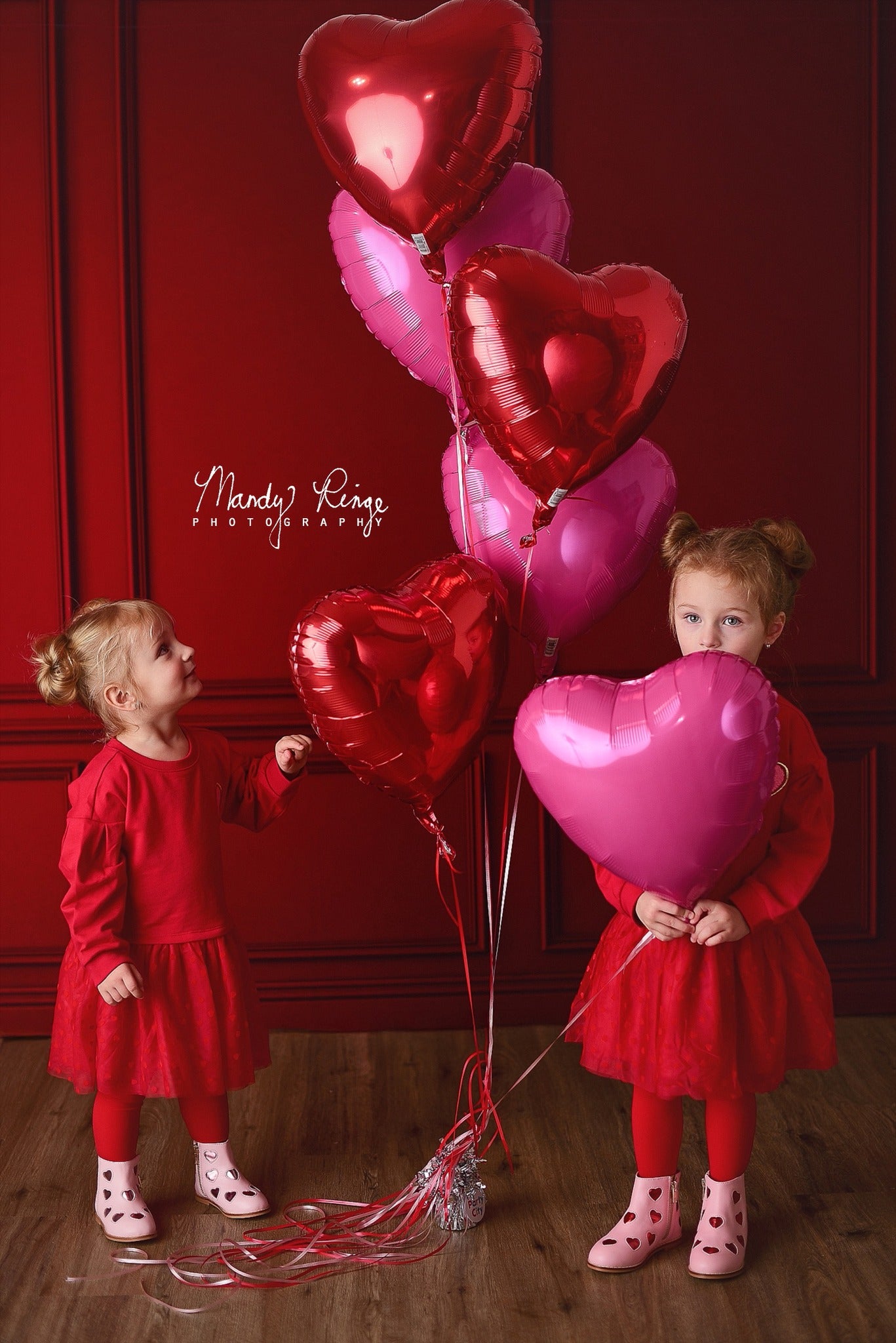 Kate Red Vintage Wall Backdrop for Photography