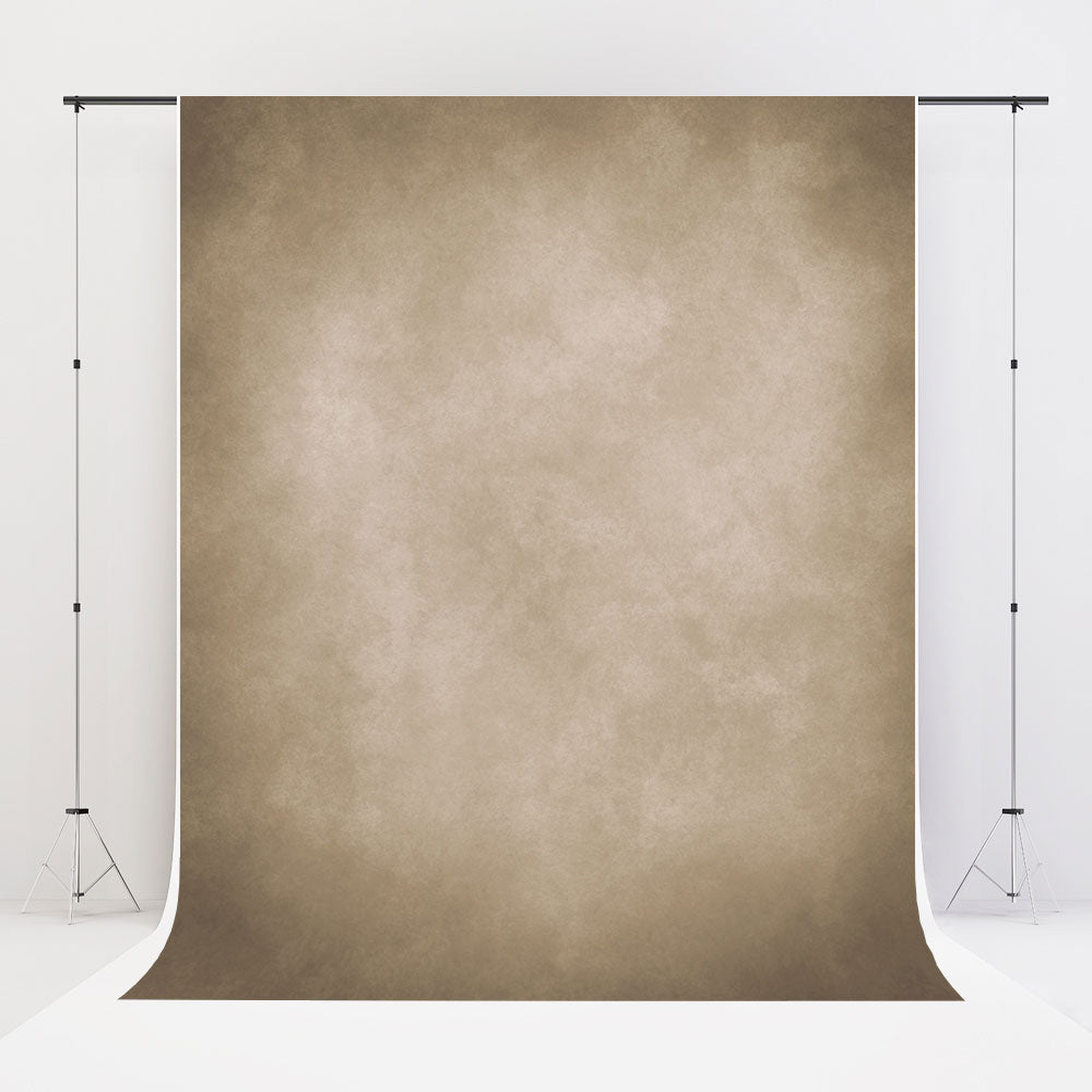 Lightning Deals Kate Abstract Brown Beige Little Green Color Backdrop designed by Veronika Gant -UK