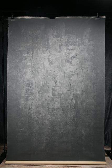 Kate Dark Gray Color Spray Painted Abstract Texture Backdrop -UK