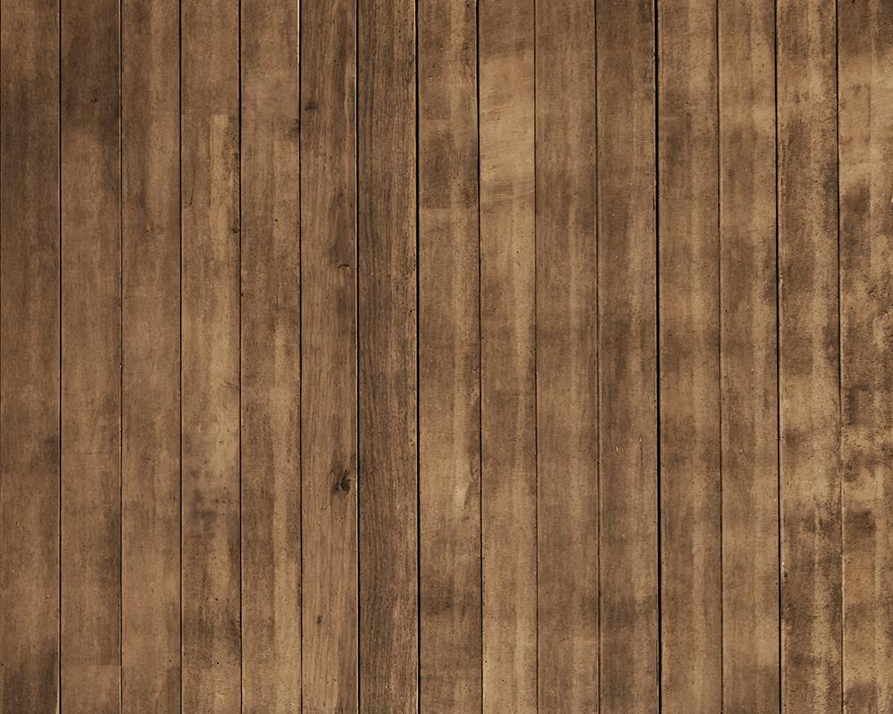 Kate Rustic Wood Plank Brown Rubber Floor Mat