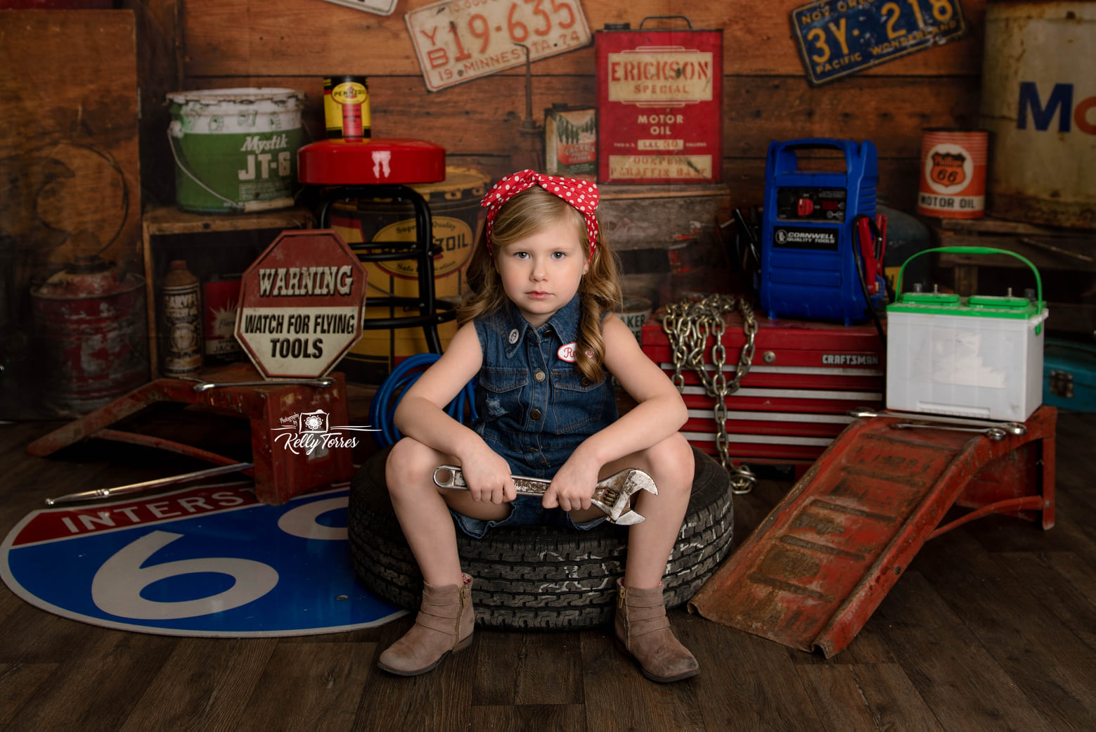 Kate Garage Boys/Father's Day Backdrop Designed by Arica Kirby -UK