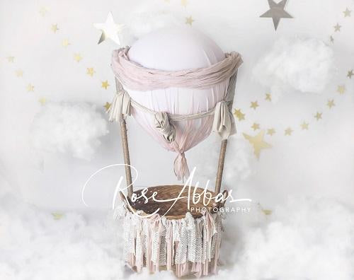 Kate Pink Hot Air Balloon Backdrop Designed By Rose Abbas -UK