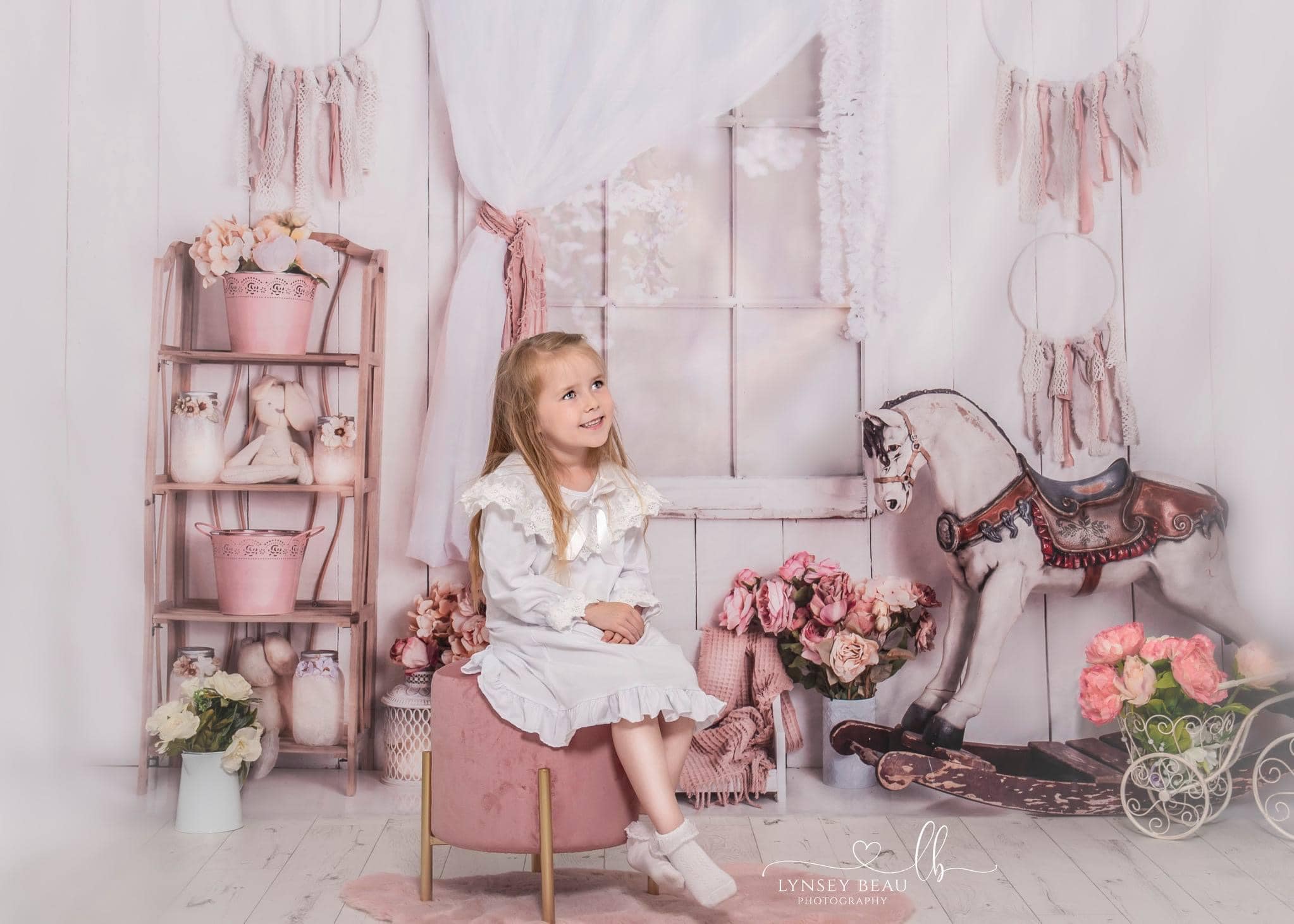 Kate Vintage Girls Room Backdrop Designed By Rose Abbas -UK