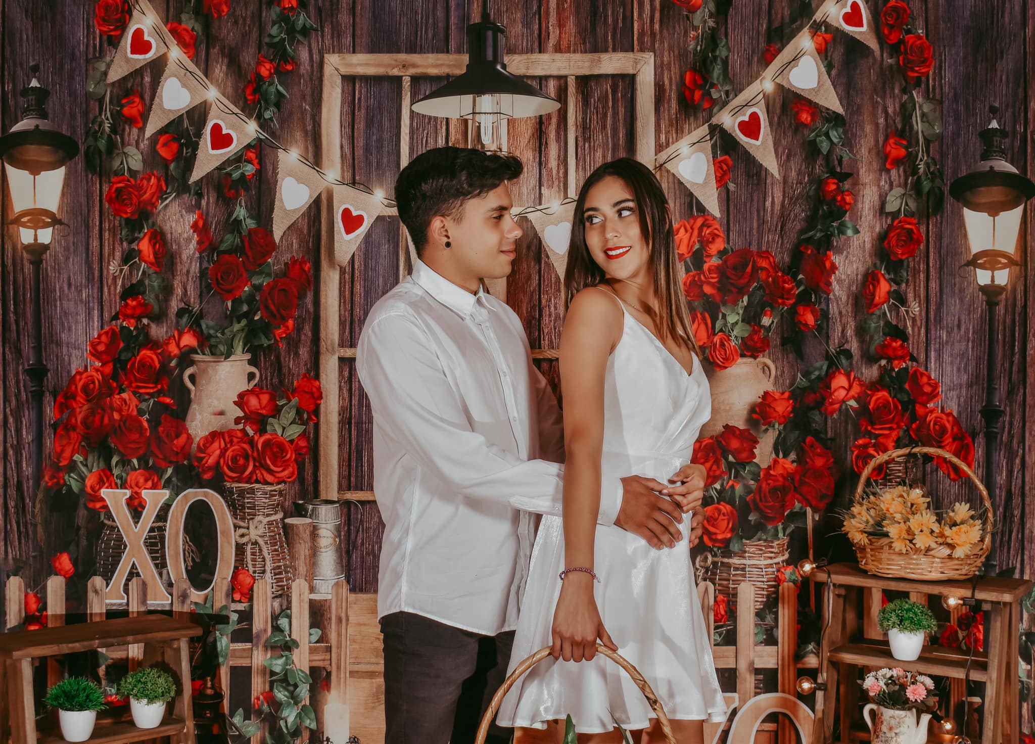 Kate Valentine's day Rose Manor Wood Backdrop Designed by Emetselch -UK