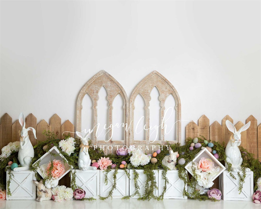 Kate Spring/Easter Bunny Garden Backdrop Designed by Megan Leigh Photography -UK