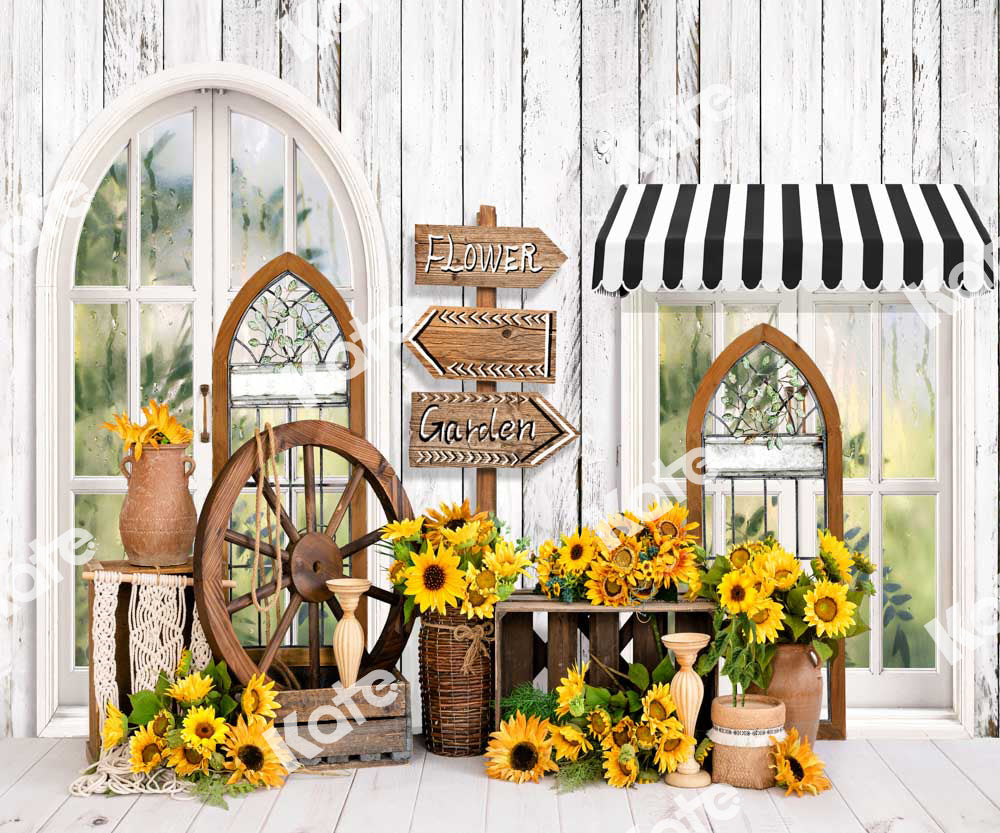 Kate Summer Sunflower Garden Backdrop Designed by Emetselch -UK