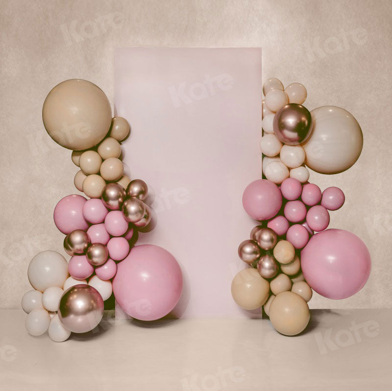 Kate Pink Balloons Birthday Backdrop Designed by Uta Mueller Photography -UK