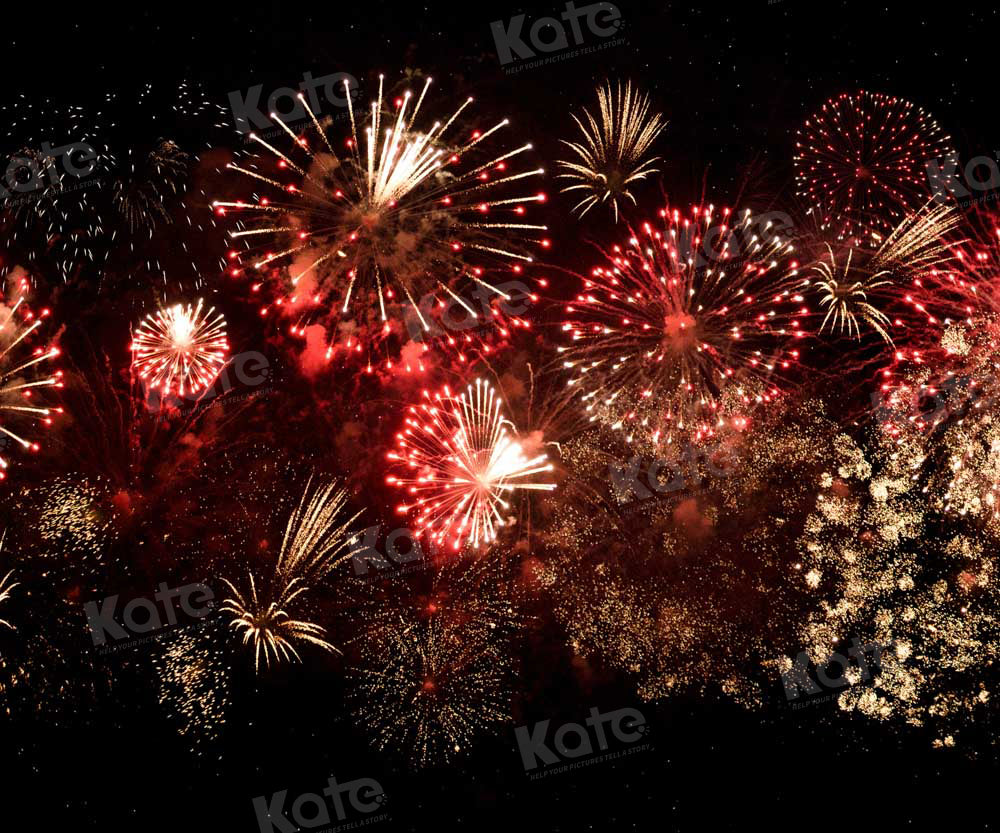 Kate Happy New Year Fireworks Celebration Backdrop Designed by Chain Photography -UK