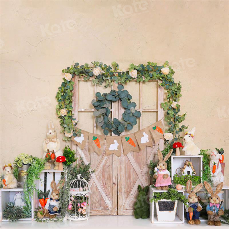 Kate Easter Bunny Barn Door Backdrop for Photography -UK