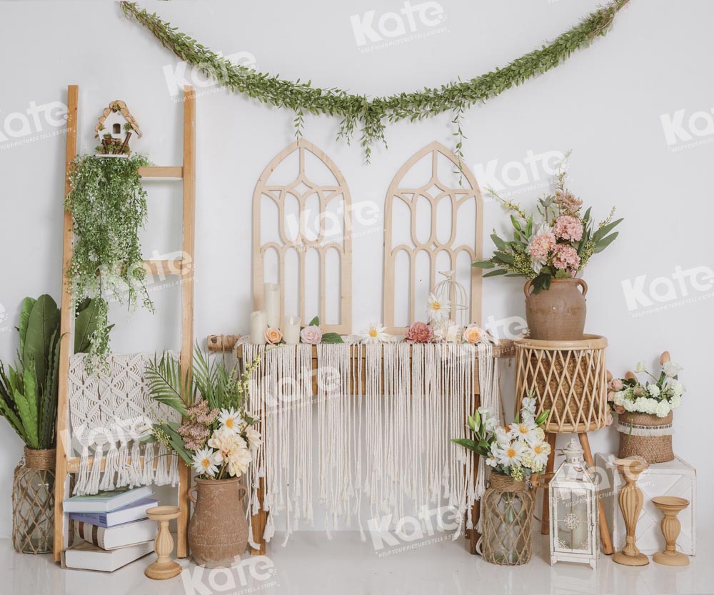 Kate Spring Boho Hawaiian Style Backdrop Designed by Emetselch -UK