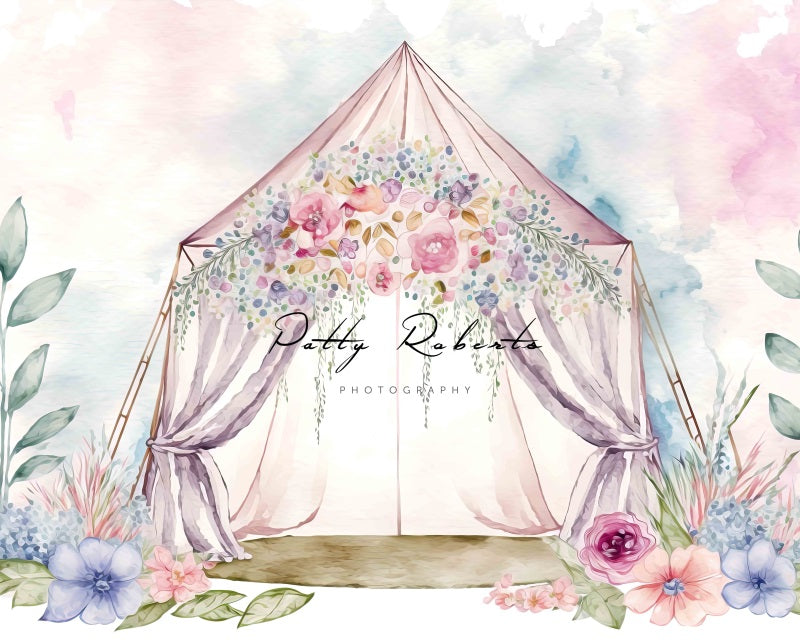 Kate Spring Boho Tepee Backdrop Designed by Patty Robert -UK