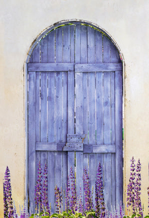 Kate Purple Wooden Door With Lavender Backdrop Designed by Jia Chan Photography -UK