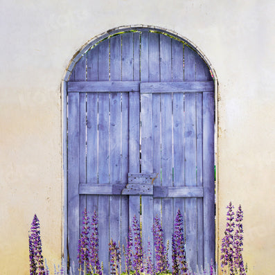 Kate Purple Wooden Door With Lavender Backdrop Designed by Jia Chan Photography -UK