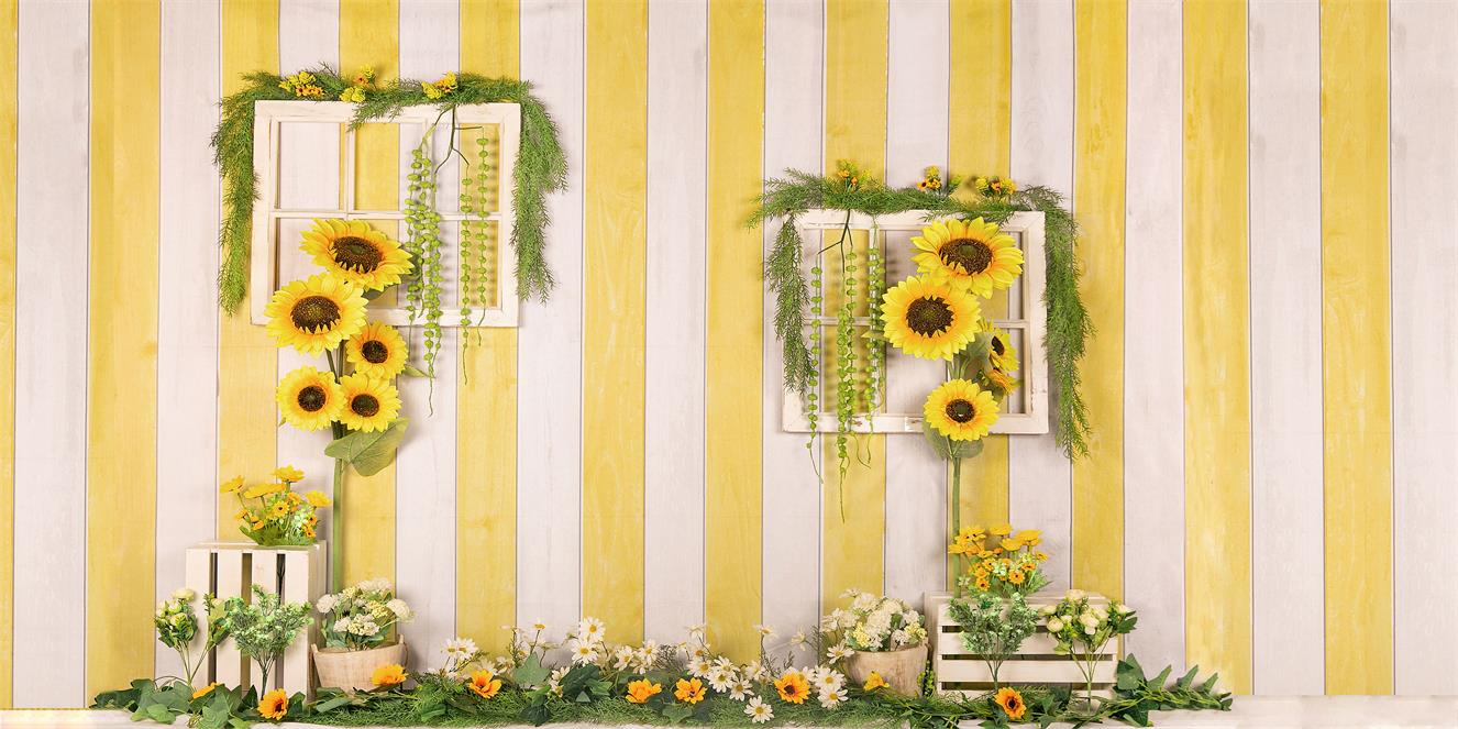 Kate Sunflowers Summer Children Backdrop Designed by Jia Chan Photography -UK