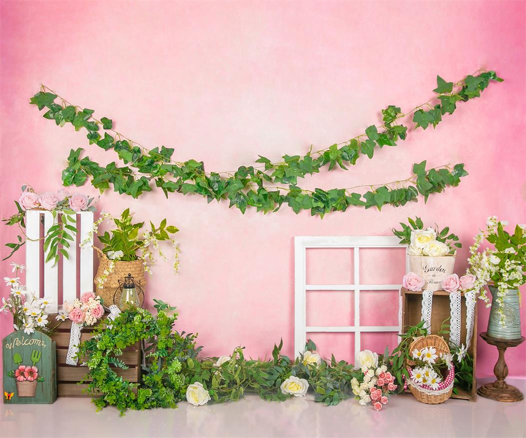 Kate Pink Barn Flowers Summer Backdrop Designed by Jia Chan Photography -UK