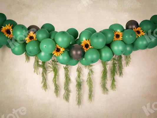 Kate Summer Green Balloons Garland Backdrop Designed by Jia Chan Photography -UK