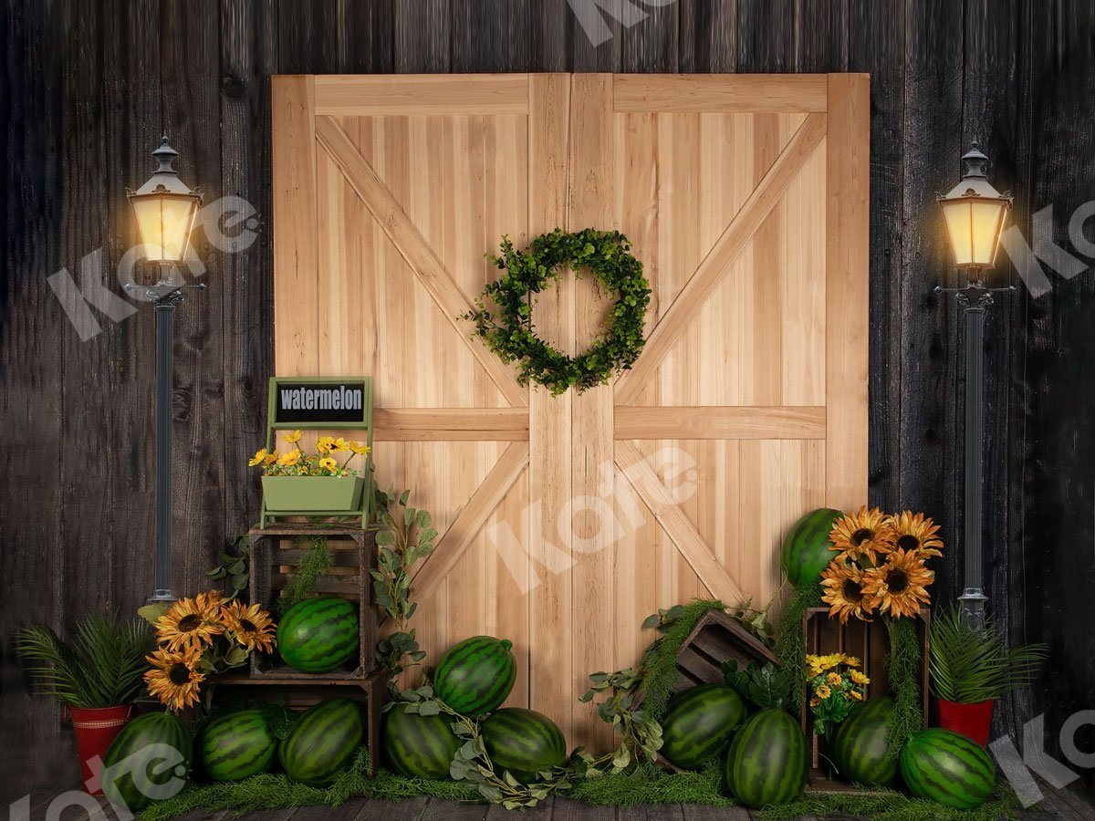 Kate Summer Watermelon with Door Backdrop Designed by Jia Chan Photography -UK