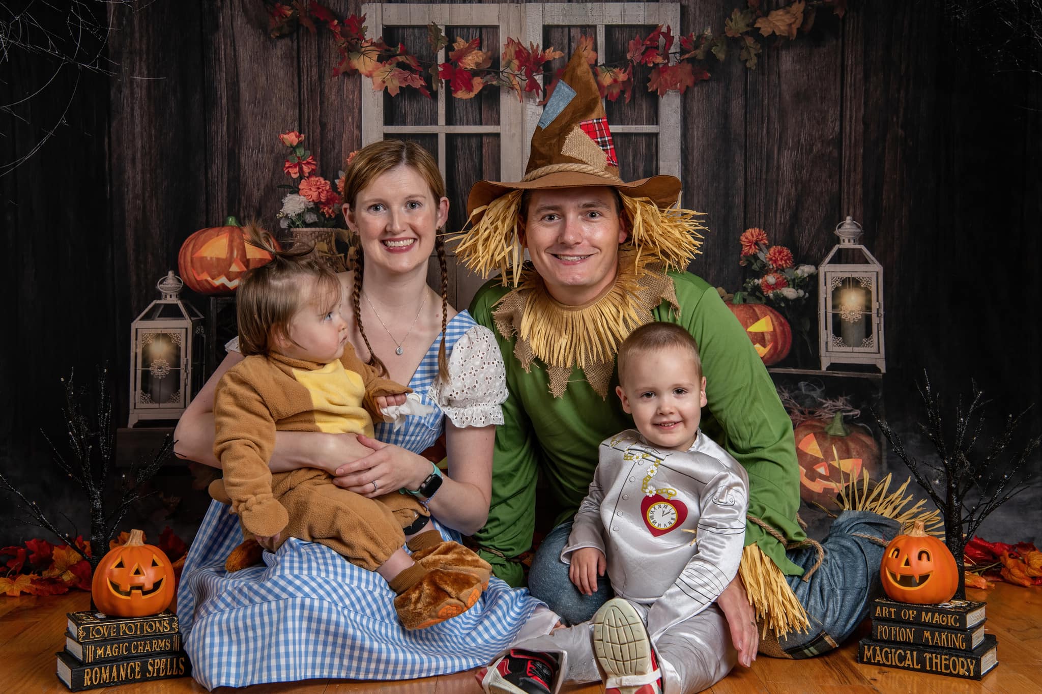 Kate Autumn/Thanksgiving Pumpkins Lights Backdrop Designed by Jia Chan Photography -UK