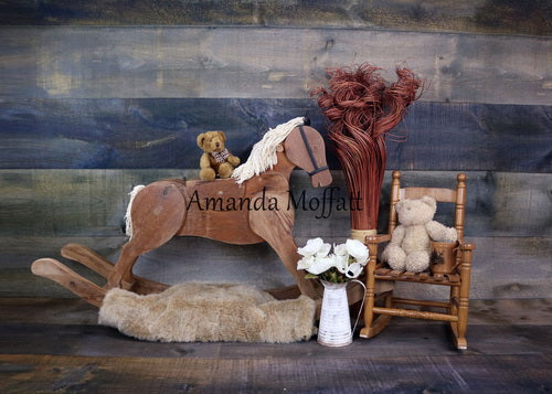 Kate Trojan and Teddy Bear Children Backdrop for Photography Designed by Amanda Moffatt -UK