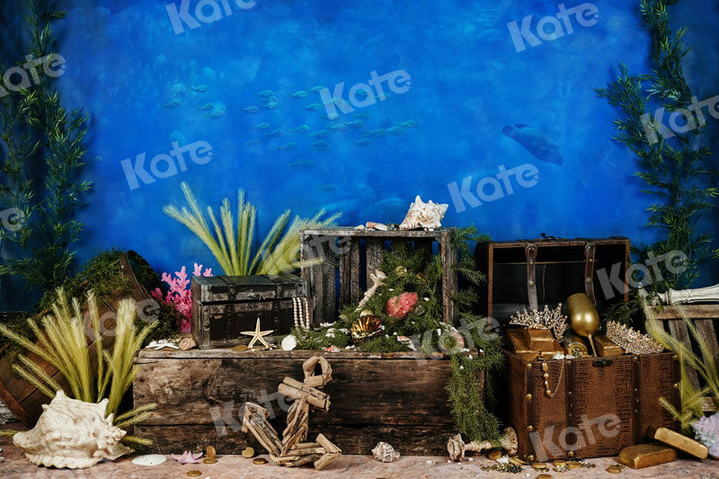 Kate Gone Fishing First Birthday Backdrop Designed by Arica Kirby