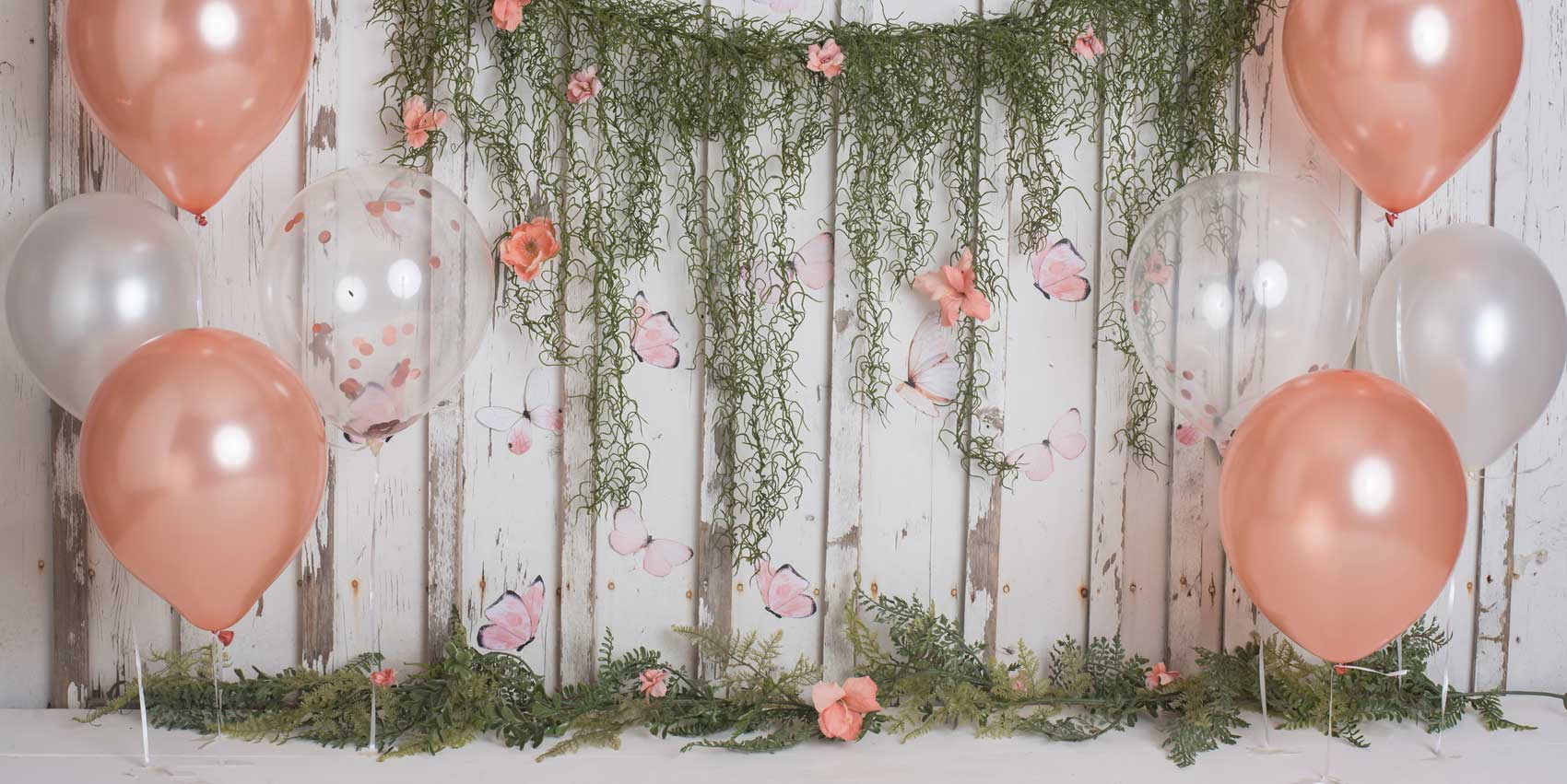 Kate Spring Children Cake Smash Balloons Backdrop Designed By Rose Abbas -UK