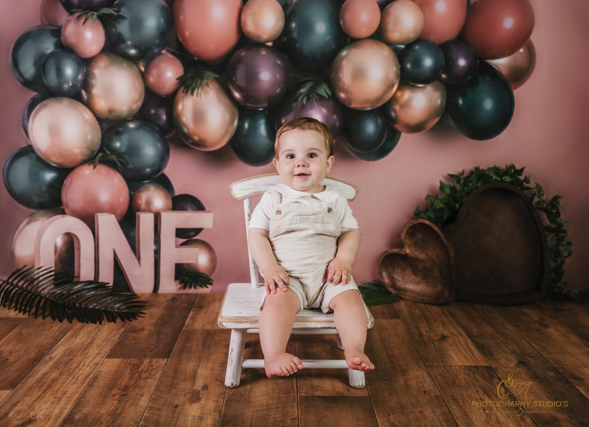 Kate 1st Birthday Balloons Backdrop Designed By Rose Abbas -UK