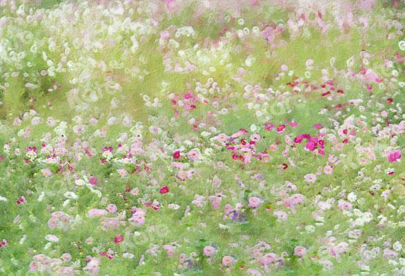 Kate Fine Art Grass and Flowers Oil Painting Backdrop for Photography -UK