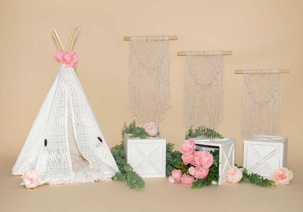 Kate Mother's Day Tent Boho Backdrop Designed by Valerie Miranda -UK