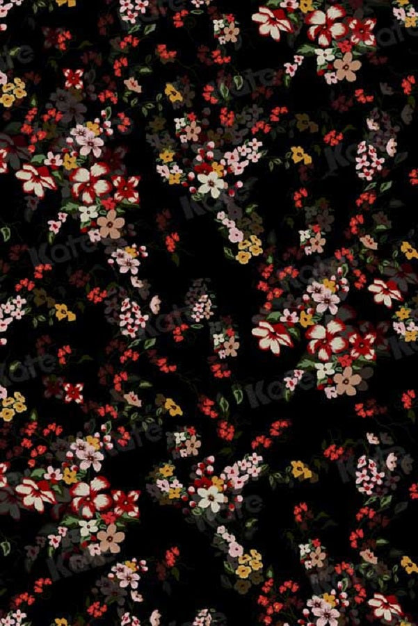 Kate Abstract Dark Flower Fine Art Backdrop for Photography -UK