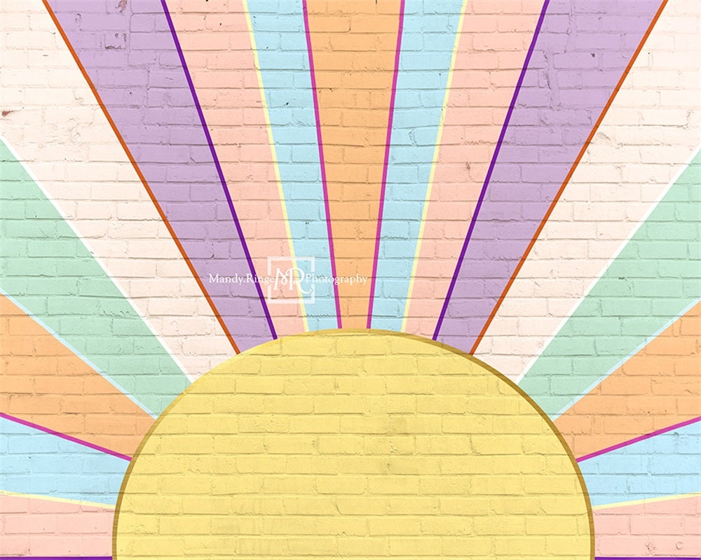 Kate Rainbow Sunshine Wall Backdrop Designed by Mandy Ringe Photography -UK