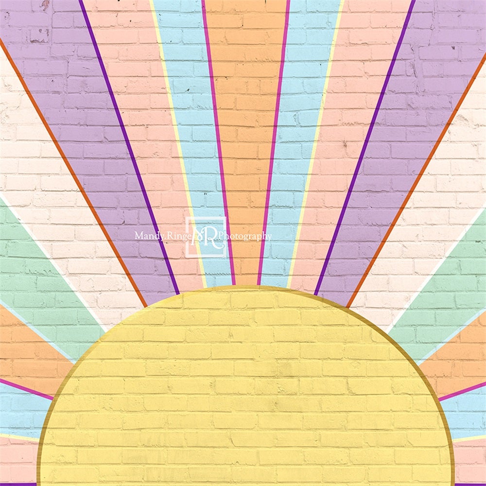 Kate Rainbow Sunshine Wall Backdrop Designed by Mandy Ringe Photography -UK