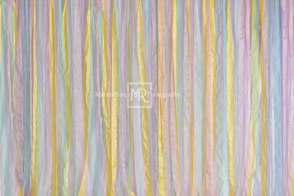 Kate Pastel Spring Ribbon Backdrop Designed by Mandy Ringe Photography -UK