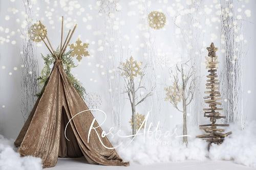 Kate Christmas/winter Tent Backdrop Designed By Rose Abbas -UK