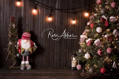 Kate Dark Wall Christmas Backdrop Designed By Rose Abbas -UK