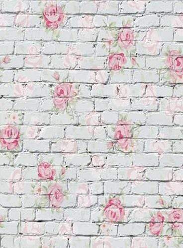 Kate Valentine Flower Brick Backdrop for Photography -UK