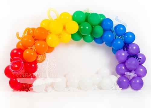 Kate Rainbow Arch Backdrop Designed by Chrissie Green -UK